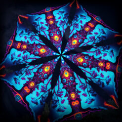 Mystic Spores - MS-TR02 - Psychedelic UV Canopy - 6 triangles set - 3D-Preview - Forest