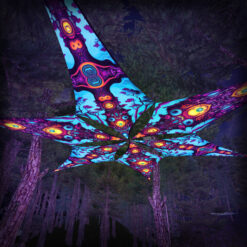 Cosmic Oracle & Divine Candle - Psychedelic UV Canopy - 6 petals set - 3D-Preview - Forest