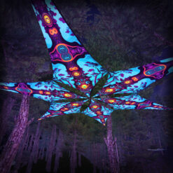 Cosmic Oracle - Psychedelic UV Canopy - 6 petals set - 3D-Preview - Forest