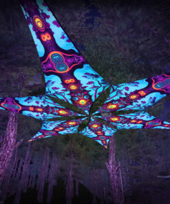 Cosmic Oracle - Psychedelic UV Canopy - 6 petals set - 3D-Preview - Forest