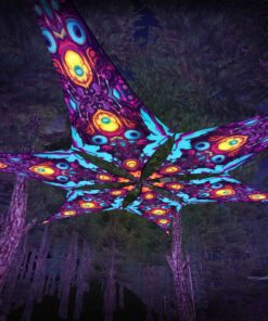 Divine Candle - Psychedelic UV Canopy - 6 petals set - 3D-Preview - Forest