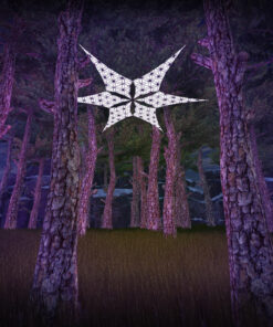 FL-PT01 - Psychedelic Black and White Canopy - 6 petals set - 3D-Preview - Forest - 