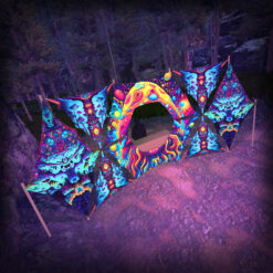 Mystic Spores - MS-DN02 - Donut DJ-Stage - Psychedelic UV-Reactive Decoration - 3D-Preview