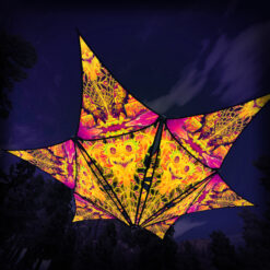 Let it Be - Hexagram and Pyramid - LB-HXP01 - UV-Canopy - Psychedelic Party Decoration - 3D-Preview