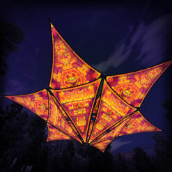 Let it Be - Hexagram and Pyramid - LB-HXP02 - UV-Canopy - Psychedelic Party Decoration - 3D-Preview