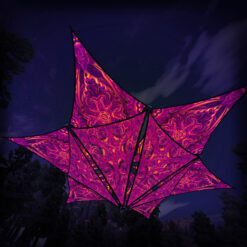 Let it Be - Hexagram and Pyramid - LB-HXP03 - UV-Canopy - Psychedelic Party Decoration - 3D-Preview