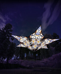 Winter Tale - Hexagram and Pyramid - WT-HXP03 - UV-Canopy - Psychedelic Party Decoration - 3D-Preview