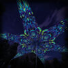 "Neuro Hybrid" UV-Reactive Canopy Ceiling Decoration 6 Petals 3D-Preview