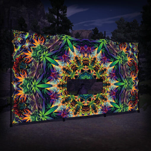 Herbal Harmony DJ-Booth Party Decoration - 3D-Preview