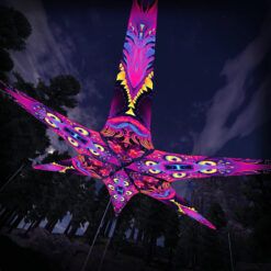 "Demon Harmony" and "Spirit Realm" UV-Reactive Canopy Ceiling Decoration 6 Petals 3D-Preview