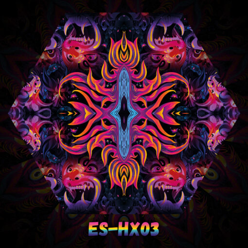 ES-HX03 - Enchanted Shadows - UV-Hexagon - Design Preview