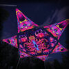 ES-HX03 Hexagon and 6 Triangles ES-TR01 - 3D-Preview - Forest - Psychedelic UV-Reactive Canopy – Ceiling Decoration