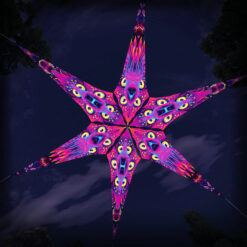 "Spirit Realm" and "Wild Serenity" UV-Reactive Canopy Ceiling Decoration 6 Petals 3D-Preview