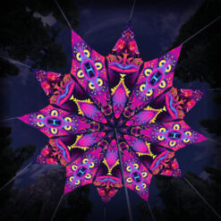 "Spirit Realm" and "Demon Harmony" UV-Reactive Canopy Ceiling Decoration 12 Petals 3D-Preview