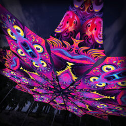 "Spirit Realm" and "Demon Harmony" UV-Reactive Canopy Ceiling Decoration 12 Petals 3D-Preview