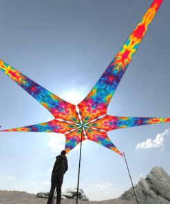 TD-PT03 - Tie-Dye Style Ceiling Decoration - 3D-Preview Outdoor - Daylight