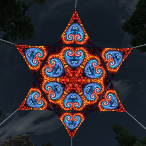 EV-HX01 1 Hexagon and EV-TR01 6 Triangles 3D-Preview Forest