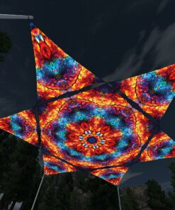 EV-HX02 1 Hexagon and EV-TR02 6 Triangles 3D-Preview Forest