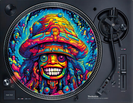 Fungocchio 12" Glazed Slipmat - Preview in Day-light
