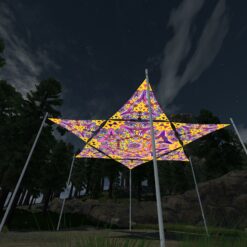 GN-HX03 1 Hexagon and GN-TR03 6 Triangles 3D-Preview Forest