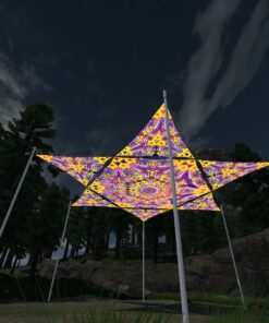 GN-HX03 1 Hexagon and GN-TR03 6 Triangles 3D-Preview Forest