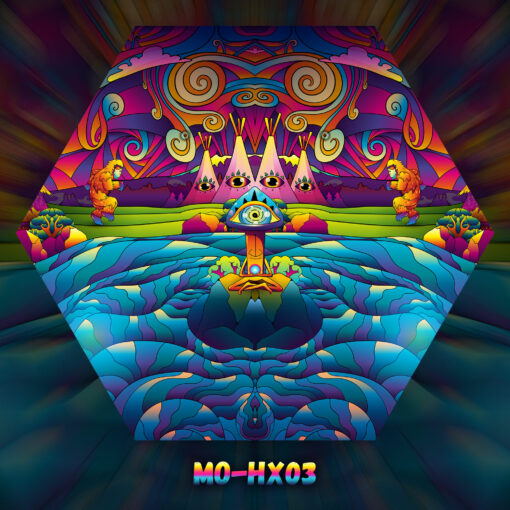 Mushroom Odyssey - MO-HX03 - UV-Hexagon - Design Preview