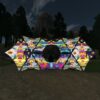 Mushroom Odyssey - MO-DN01 - Donut DJ-Stage - Psychedelic UV-Reactive Decoration - 3D-Preview
