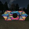 Mushroom Odyssey - MO-DN02 - Donut DJ-Stage - Psychedelic UV-Reactive Decoration - 3D-Preview