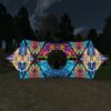Mushroom Odyssey - MO-DN03 - Donut DJ-Stage - Psychedelic UV-Reactive Decoration - 3D-Preview