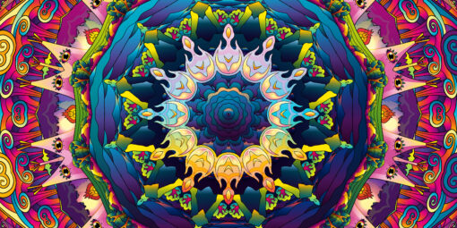 Mushroom Odyssey - DJ-Booth V3 - Art