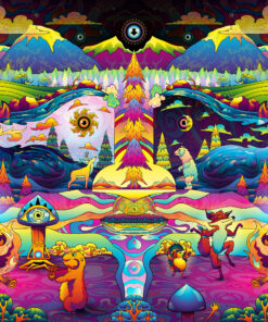 Mushroom Odyssey - Psychedelic art by Andrei Verner