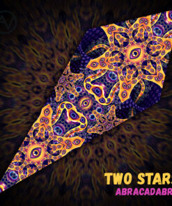 Two Stars - UV-Reactive Fluorescent Petal - Design Preview