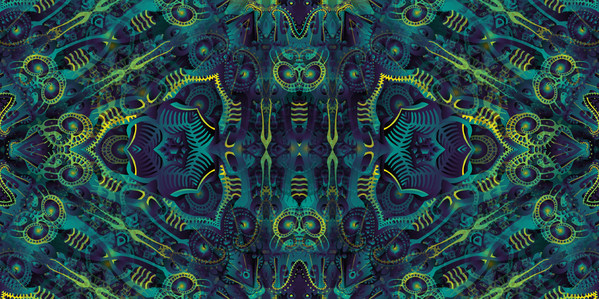 Chimera Protocol - Psychedelic Art by Andrei Verner