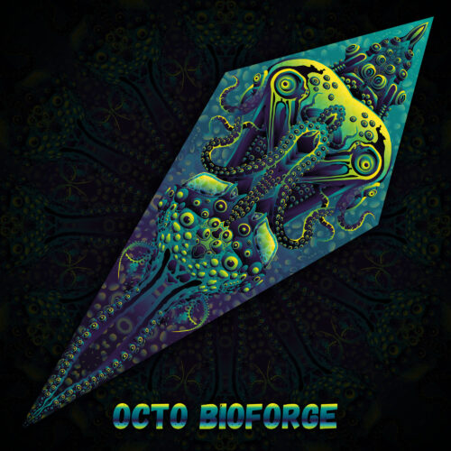 Octo Bioforge - UV-Reactive Fluorescent Petal - Design Preview