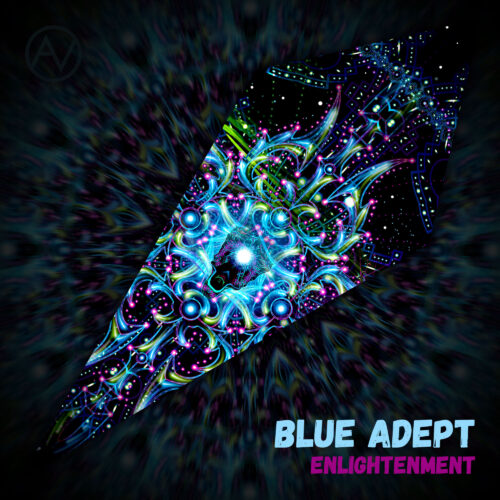 Blue Adept - UV-Reactive Fluorescent Petal - Design Preview
