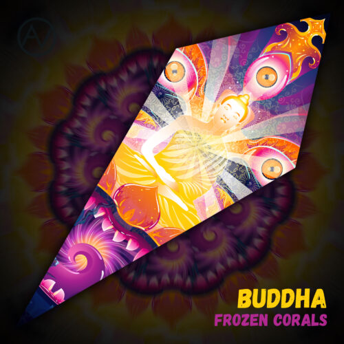 Buddha - UV-Reactive Fluorescent Petal - Design Preview