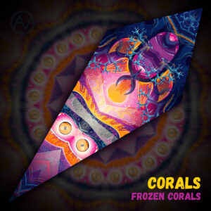 Corals - UV-Reactive Fluorescent Petal - Design Preview
