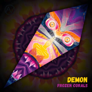 Demon - UV-Reactive Fluorescent Petal - Design Preview