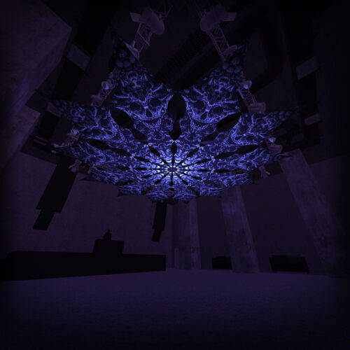 Urzonuth - 12 Petals Set - Black&White Ceiling Decoration - 3D-Preview