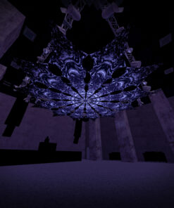 Zinoleg - 12 Petals Set - Black&White Ceiling Decoration - 3D-Preview