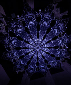 Zinoleg - 12 Petals Set - Black&White Ceiling Decoration - 3D-Preview