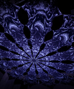 Zinoleg - 12 Petals Set - Black&White Ceiling Decoration - 3D-Preview