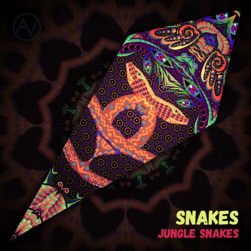 Snakes - UV-Reactive Fluorescent Petal - Design Preview
