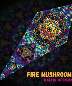 Fire Mushrooms - UV-Reactive Fluorescent Petal - Design Preview