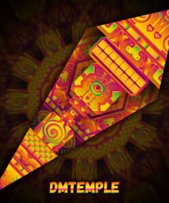 DMTemple - UV-Reactive Fluorescent Petal - Design Preview