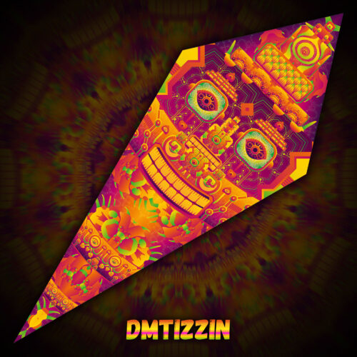 DMTizzin - UV-Reactive Fluorescent Petal - Design Preview