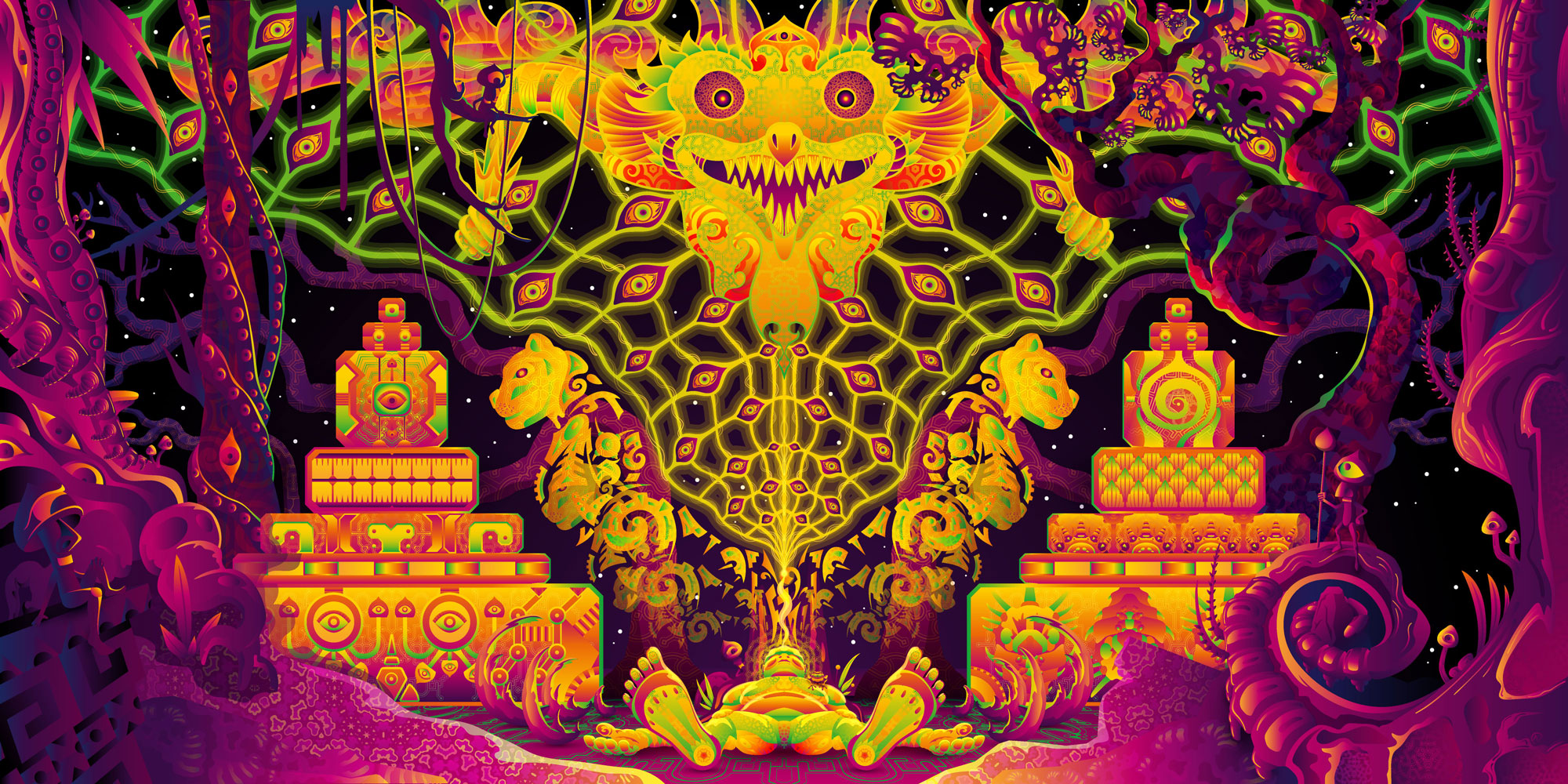 Let it Be - Psychedelic Art by Andrei Verner