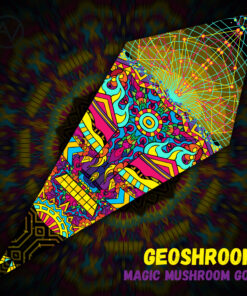 Geoshroom - UV-Reactive Fluorescent Petal - Design Preview
