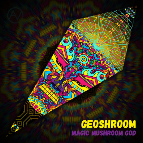 Geoshroom - UV-Reactive Fluorescent Petal - Design Preview