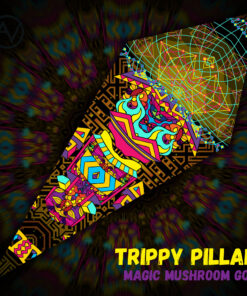 Trippy Pillar - UV-Reactive Fluorescent Petal - Design Preview
